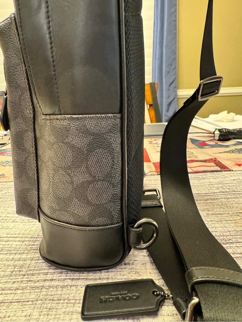 Coach signature coated